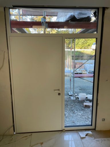 Haustür mit Fingerscan außen RAL 7016 innen 9016