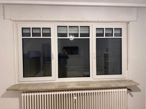 Fenster mit Sprossen, Lüftung Air, 3-Fachverglasung , Salamander 82 Fenstersanierung 3-Fach mit Lüftungsair